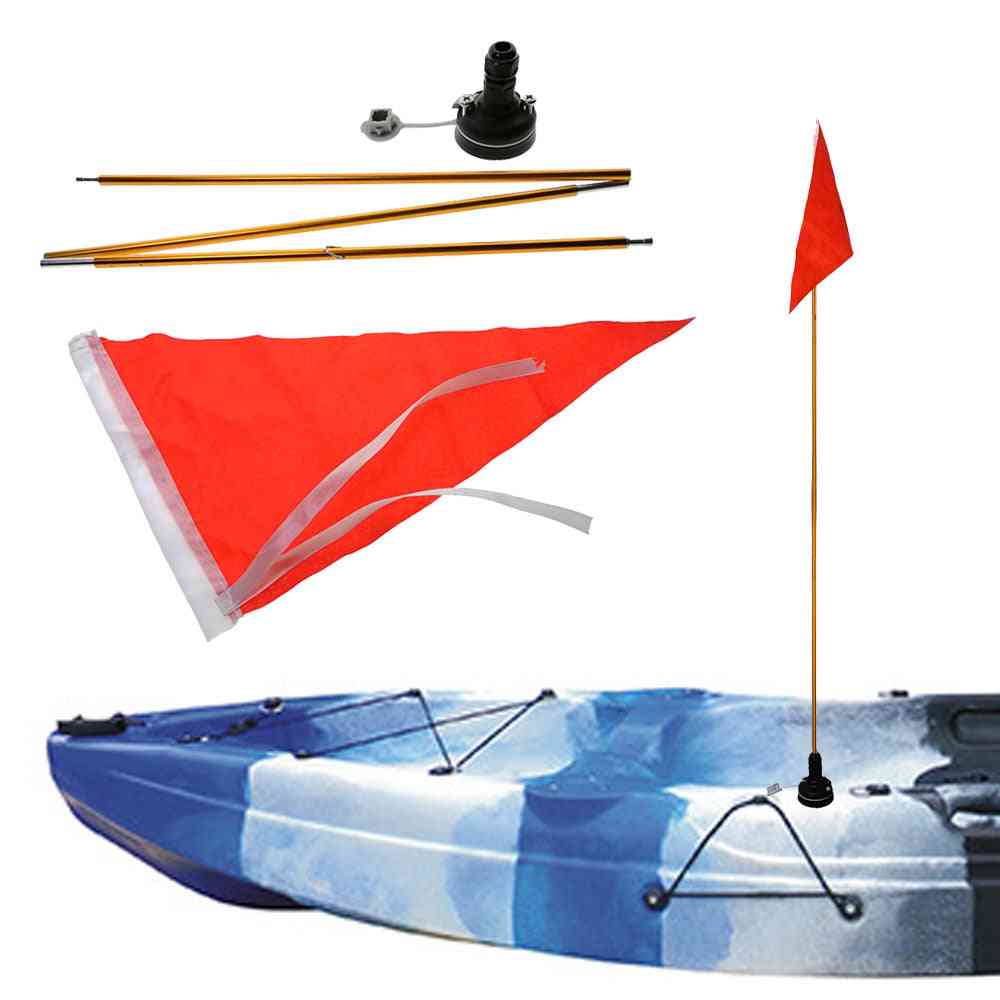 Kayak Safety Canoes Paddle Boat Foldable Flag