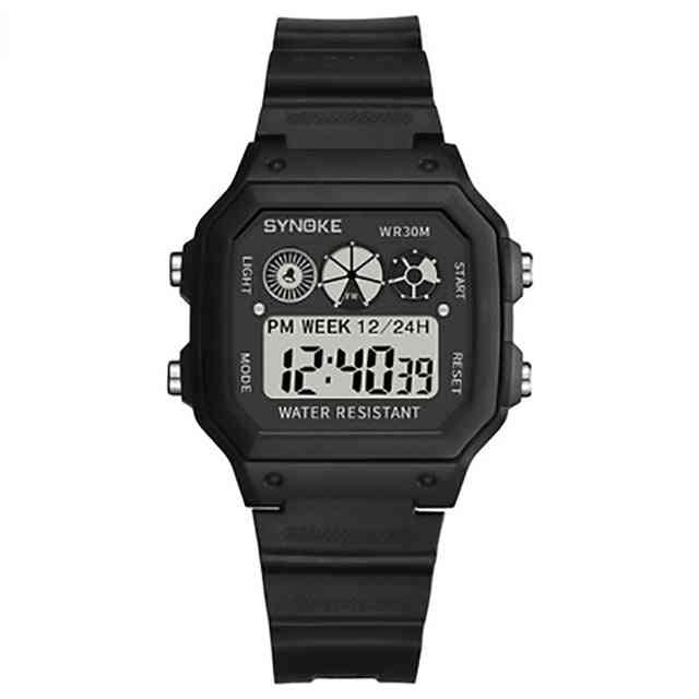Dual Time Pedometer- Alarm Clock Digital, Sports Watches