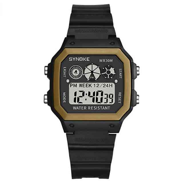 Dual Time Pedometer- Alarm Clock Digital, Sports Watches