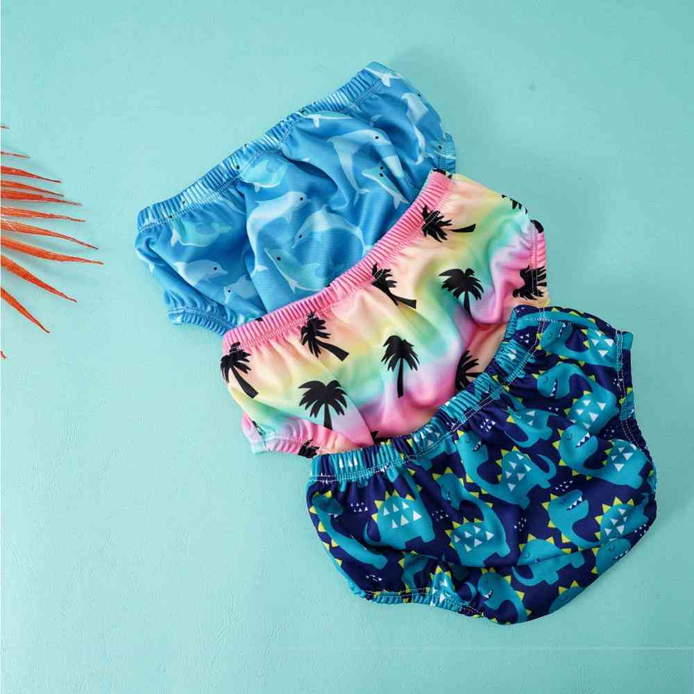 Reusable Cloth Swim Pool Pant, Baby Swimming Trunks