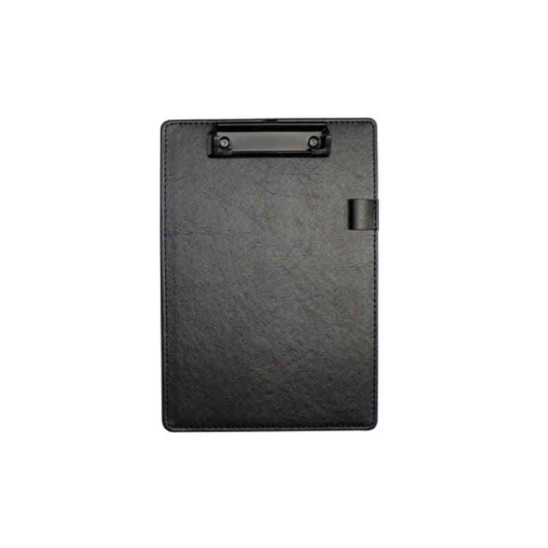 Pu Leather File Paper Clip Board / Writting Pad Folder