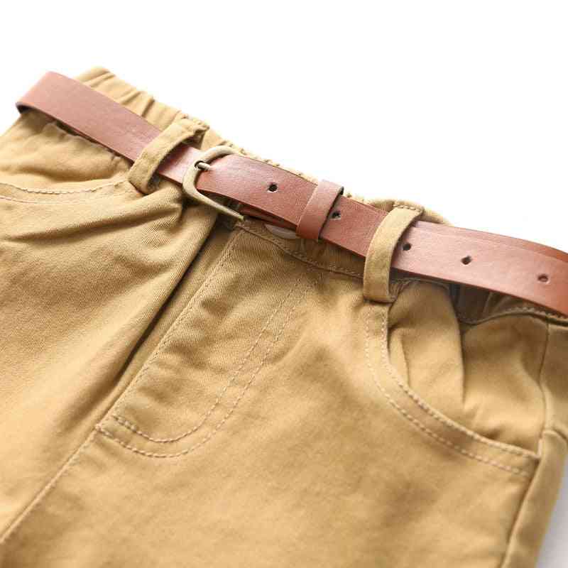 Children's Clothing Solid Color Baby Cotton Long Pants