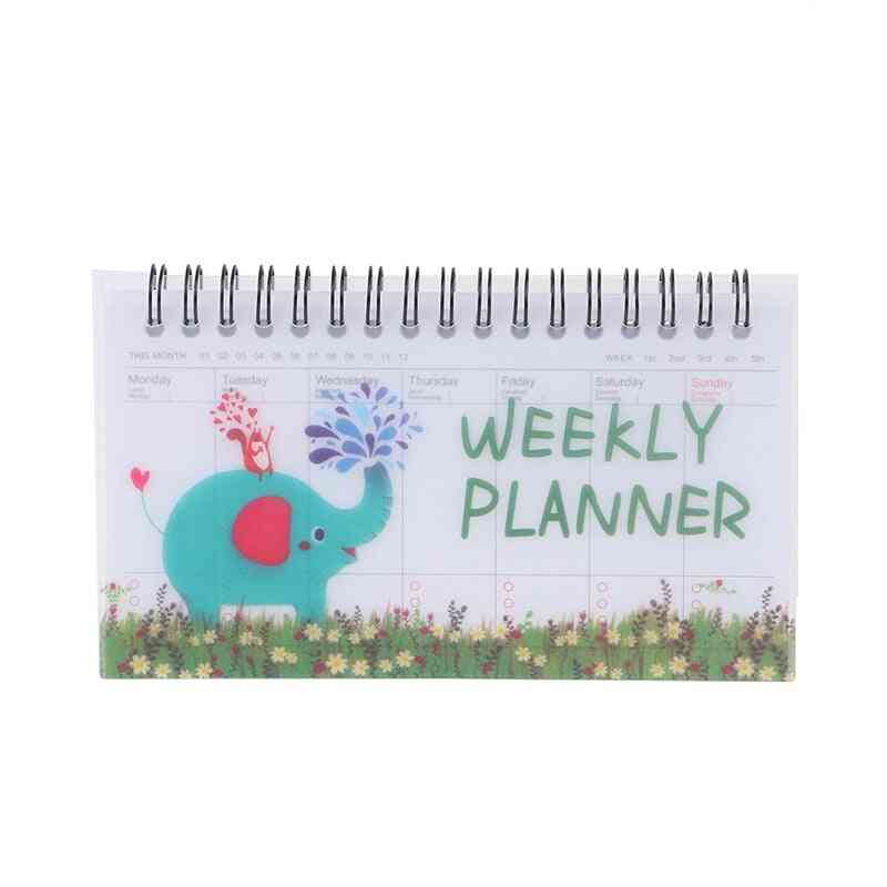 Kawaii Weekly Planner- Notebook Cure, Diary Organizer