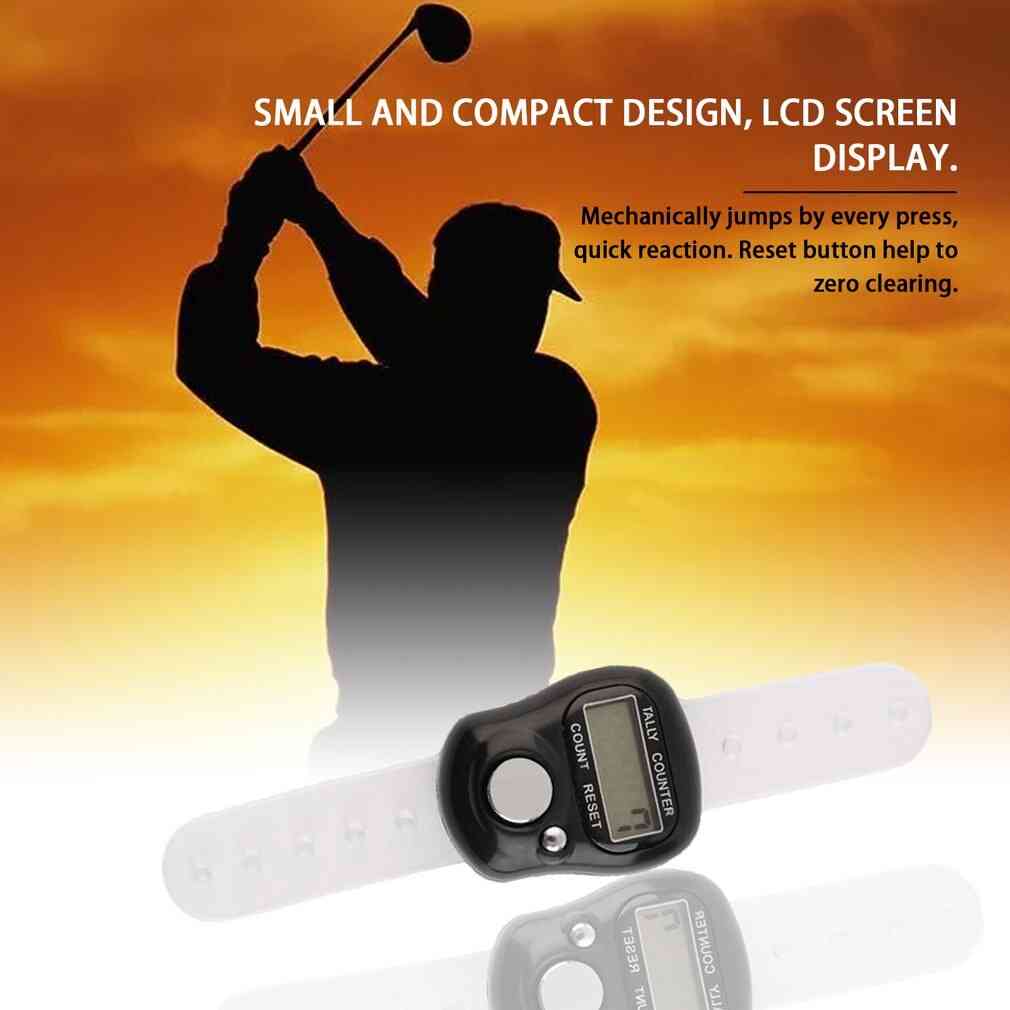 Mini Digit Lcd Electronic Digital Golf Finger Hand