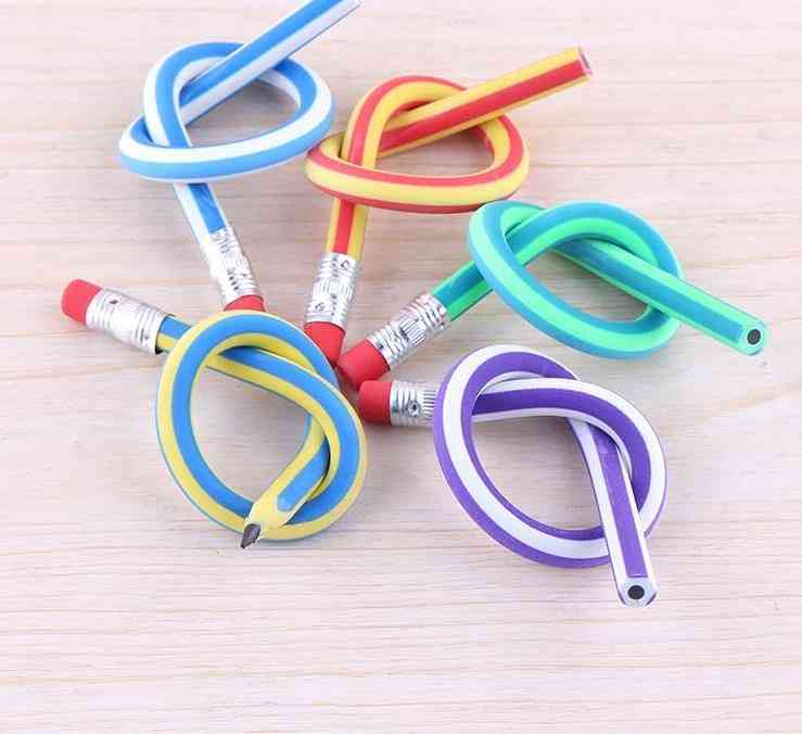 Colorful Magic Bendy Flexible Soft Pencil With Eraser