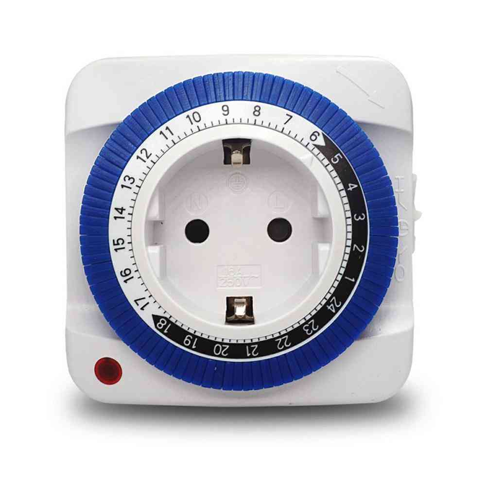 Eu Plug Smart Timer Socket Switch Home Electrical Appliances Timing Mechanical
