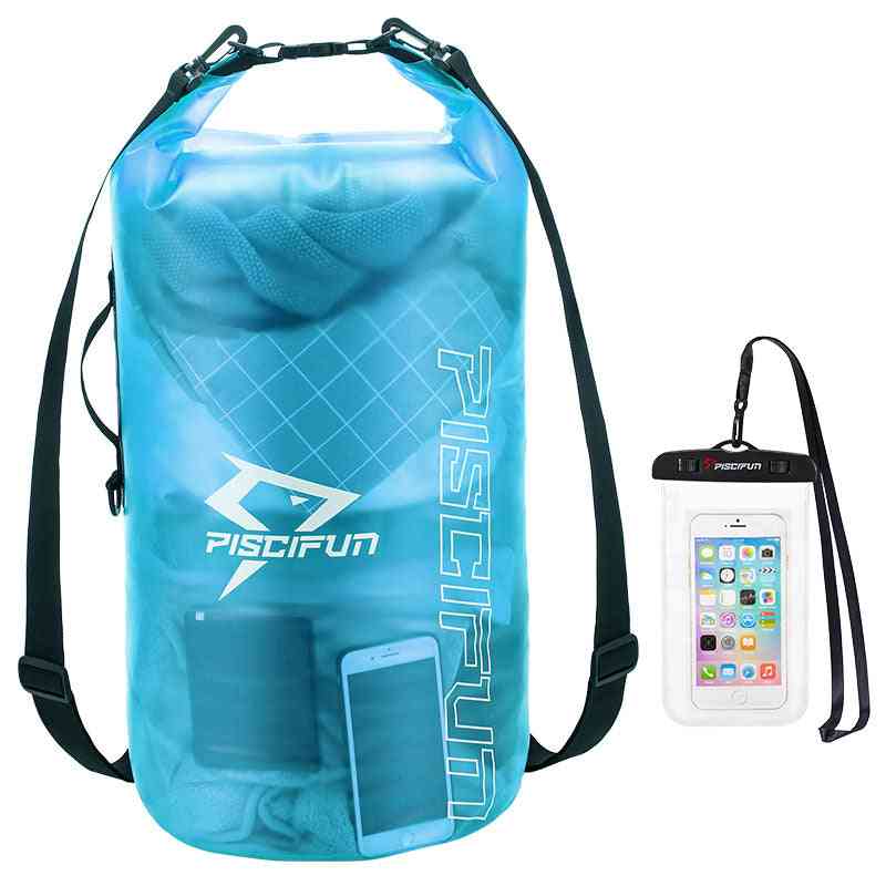 Waterproof Transparent Dry Bag Backpack With Phone Case