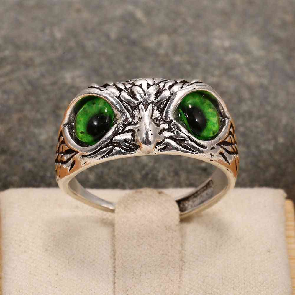 Cute Little Owl Man Women Ring For Keepsake Punk Charm Jewelry