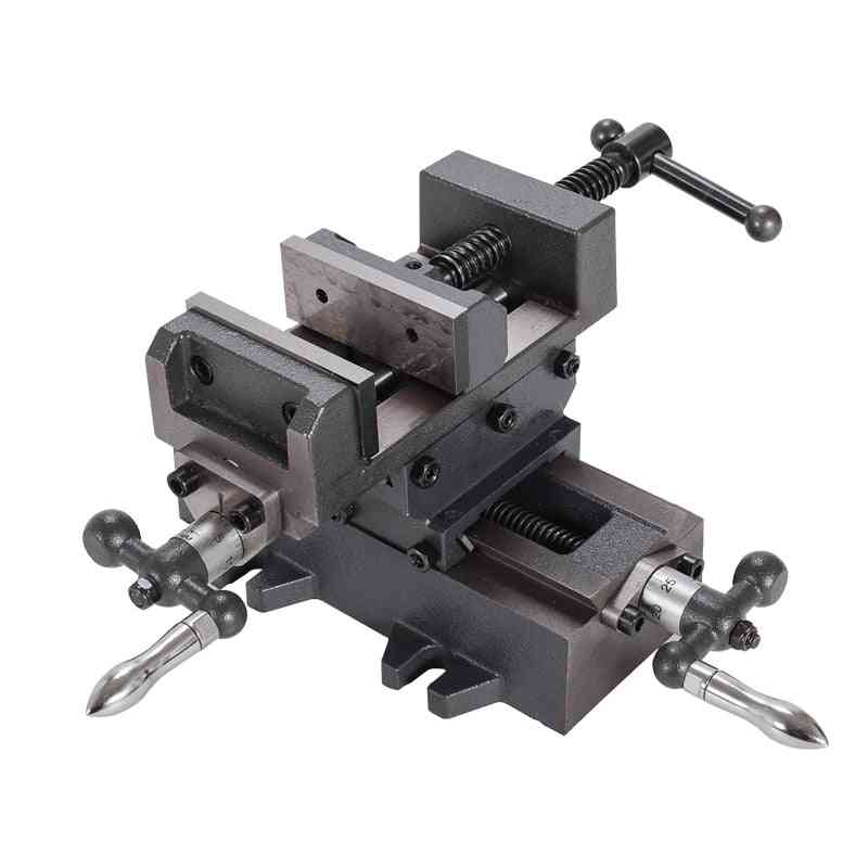 Precision Two-way Moving 3 Inch, Heavy Duty Cross Vise Drilling For Milling Machine