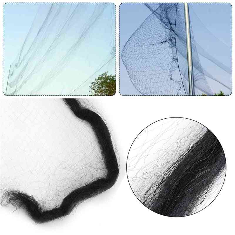 Musta nylon anti lintu verkko crop netting mesh puutarha hedelmäkasvi puu lampi