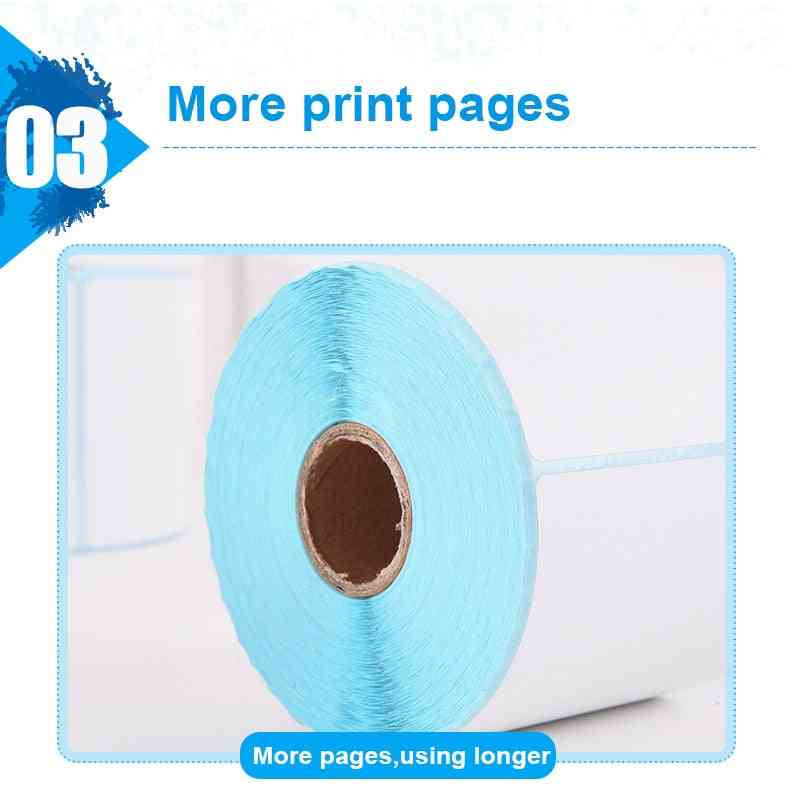 Self-adhesive Thermal Sticker Paper, Blank Barcode, Label Roll