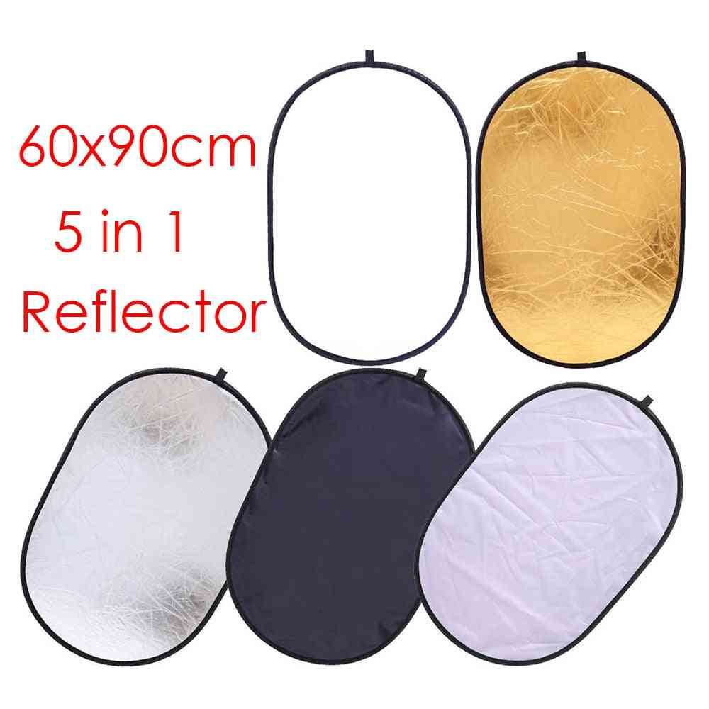 Portable Collapsible Light Oval Photography Reflector