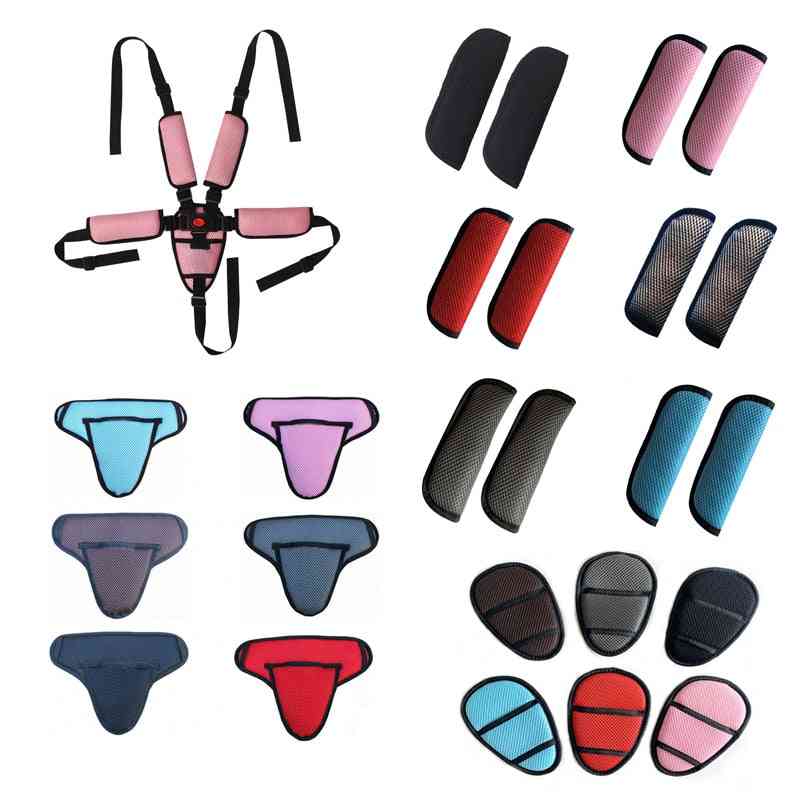 5-points Baby Stroller, Belt Pads, Chair Crotch, Shoulder Protector Accessories