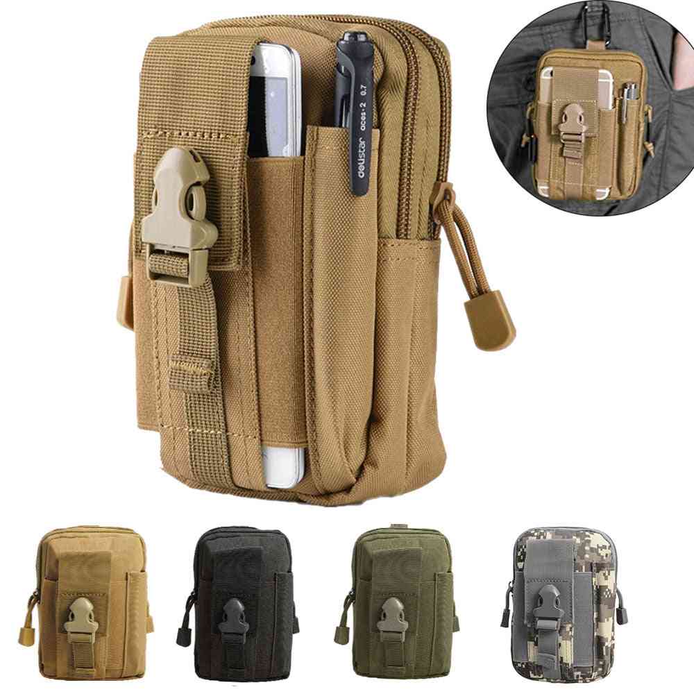 Molle Phone Pouch Waist Bag Military Waist Accessory Utility Gear Bag