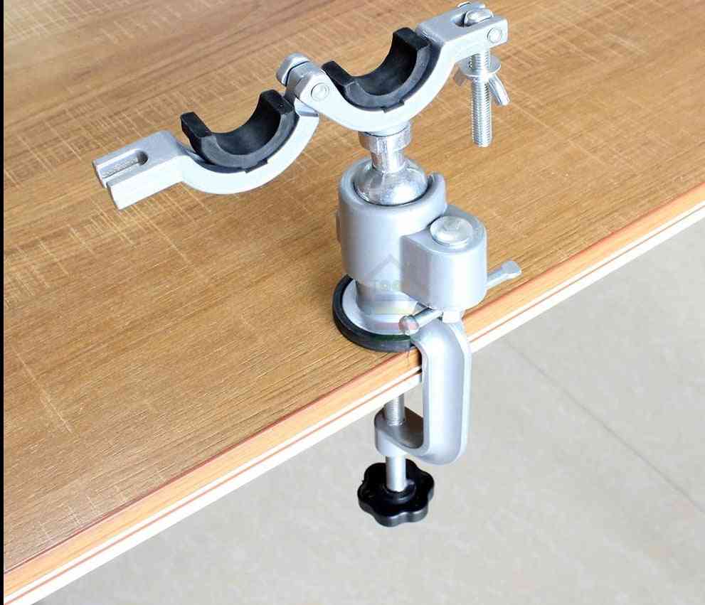 Autotoolhome Clamp-on Bench Vises Holder Fit Mini Electric Drill For Dremel 3000 Woodworking Accessories