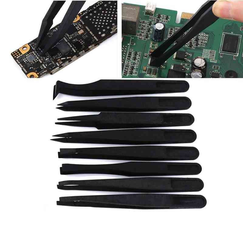 Anti-static Carbon Fiber Electronic Tweezers Kit
