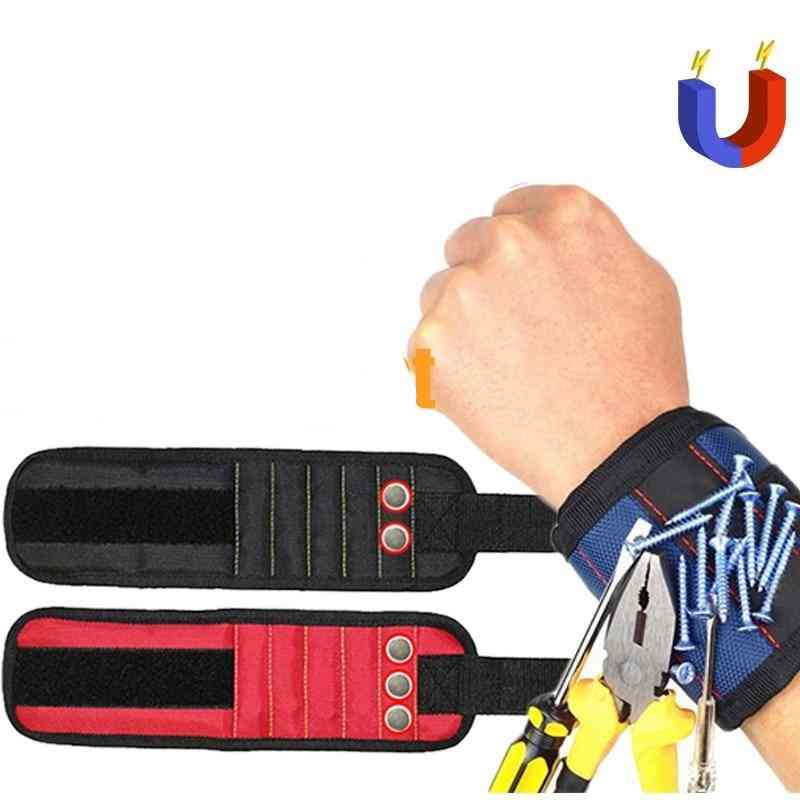 Magnetic Wristband- Electrician Screw Drill, Stand Repair Tool Belt
