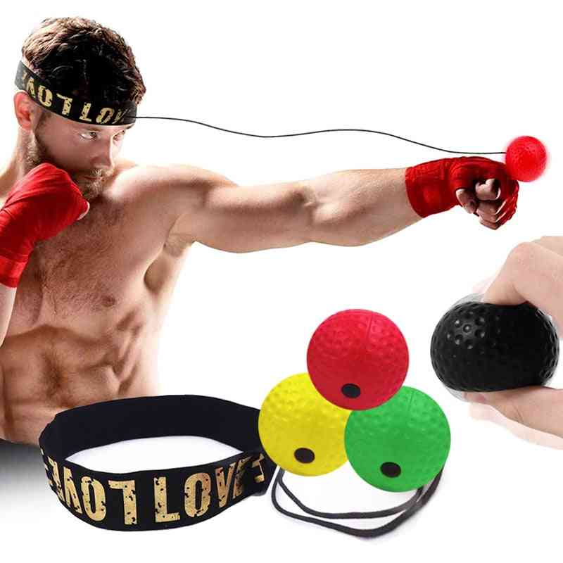 Boxing Reflex Ball - Head Band - Fighting Speed Training Punch Ball