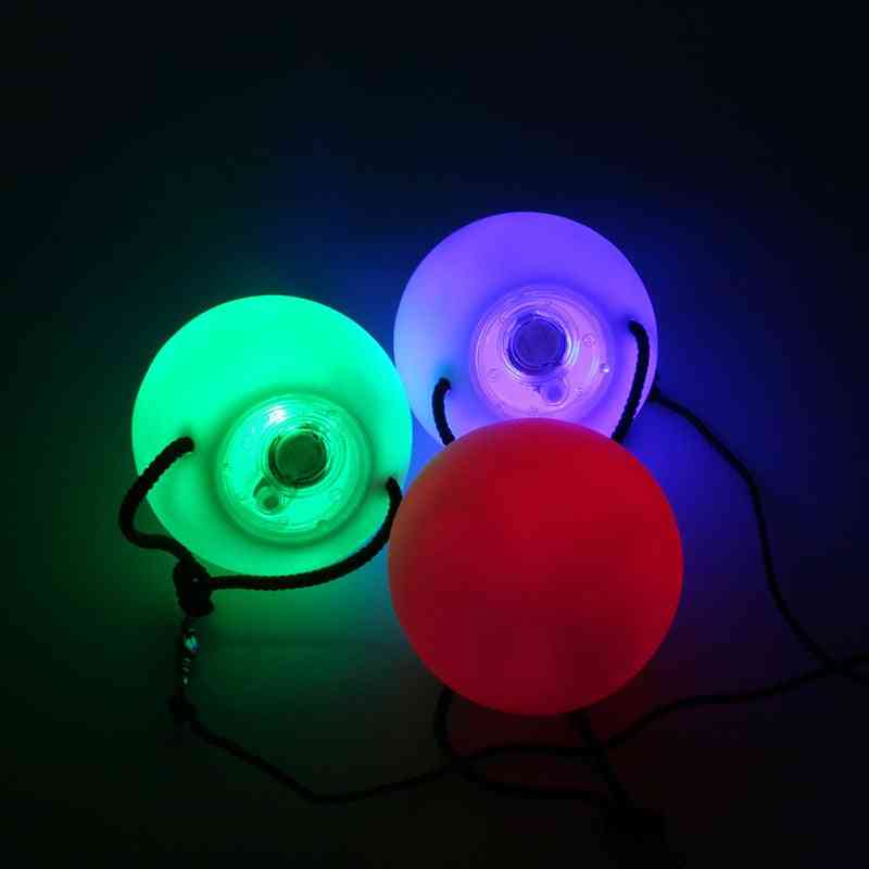 Rgb Glow Led Poi Thrown Balls For Belly Dance Hand Props