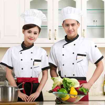 Chef Service Jackte, Hotel Working Wear Uniform For Adults - Men / Women