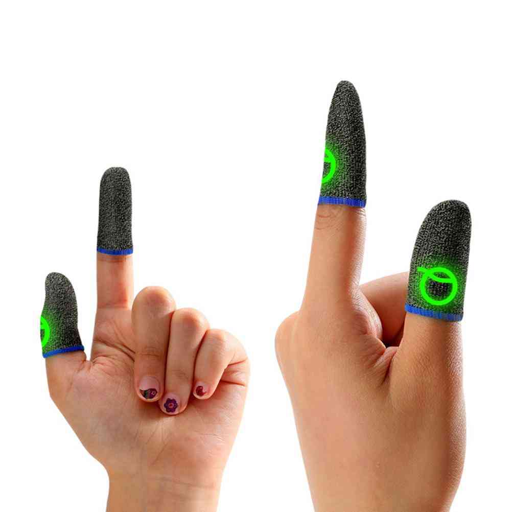 Mini Luminous Thumb Glove, Fingertip Touch Screen Sleeves