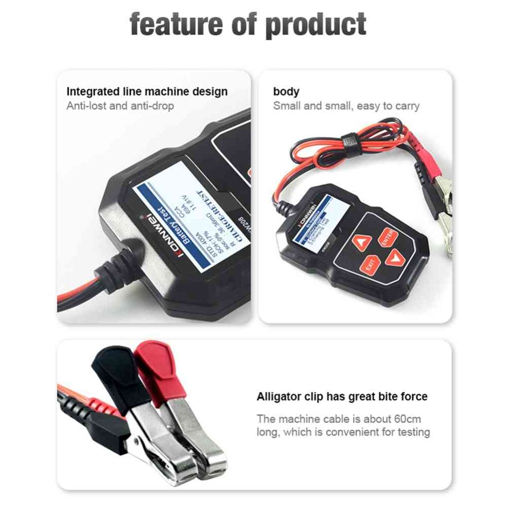 Kw208 Car Battery Tester Charger Analyzer