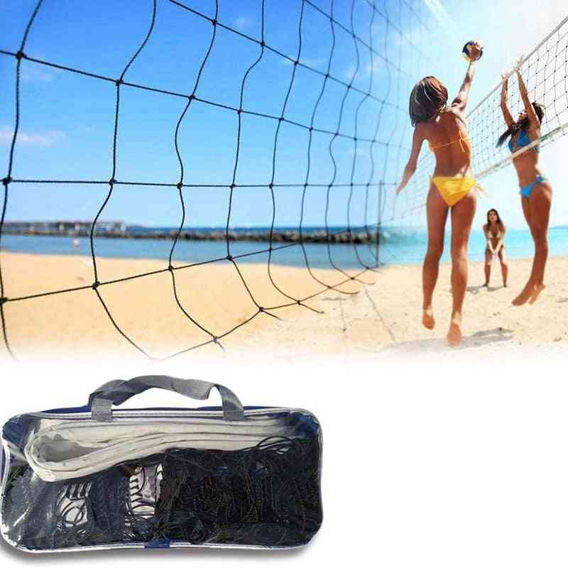 Summer Beach Volleyball, Badminton Training Mesh Net