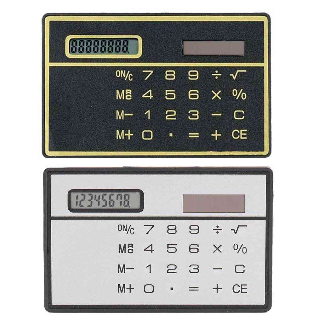 Ultra Thin Solar Power Mini Calculator With Touch Screen
