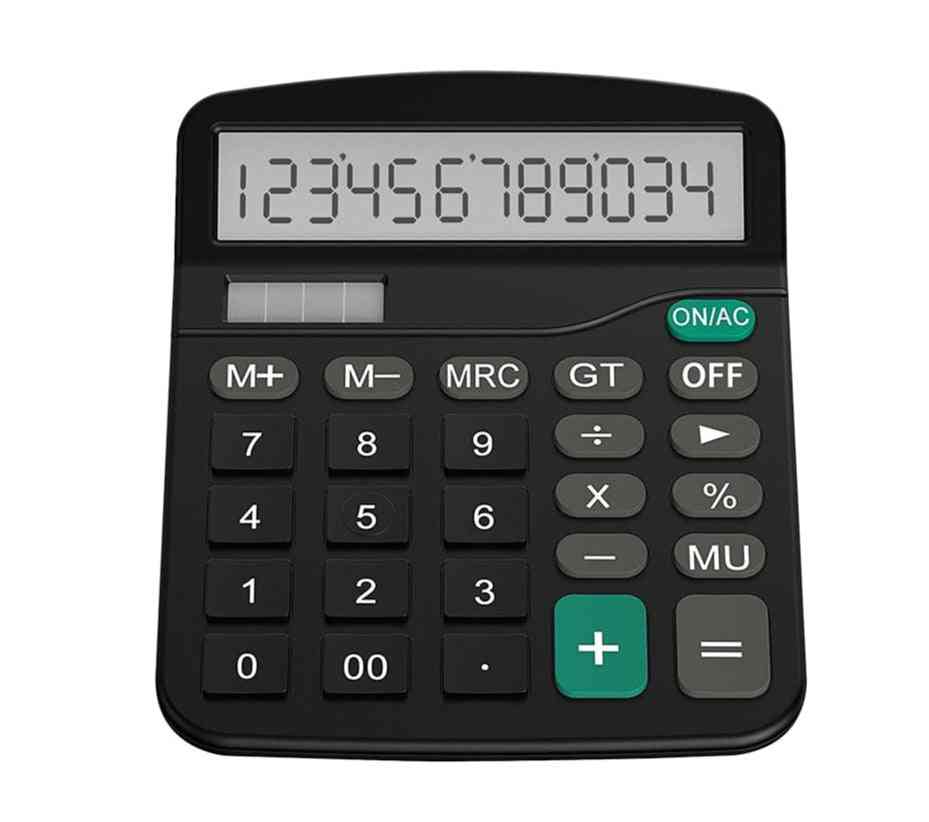 Plastic Solar Computer Business Finance Office Calculator