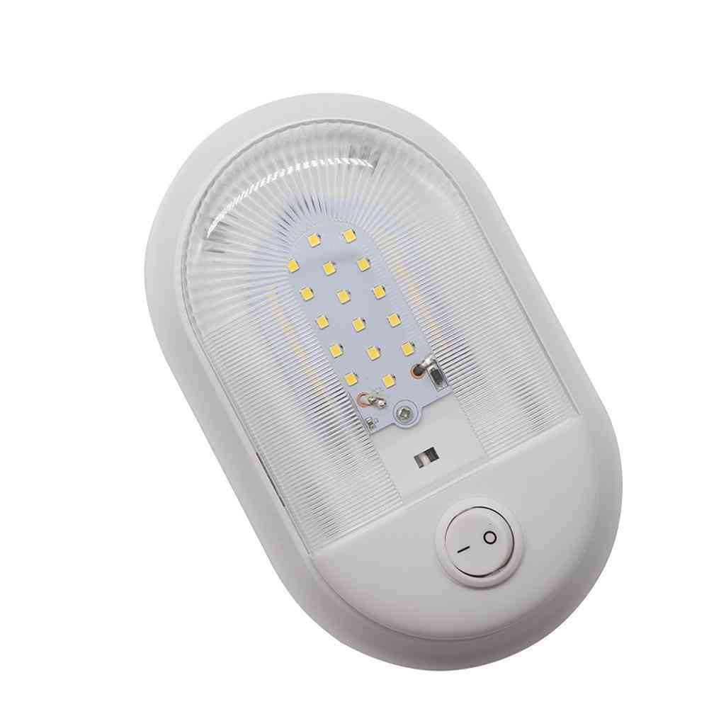 24 Led Ceiling Dome Light 12v/24v With On/off Switch