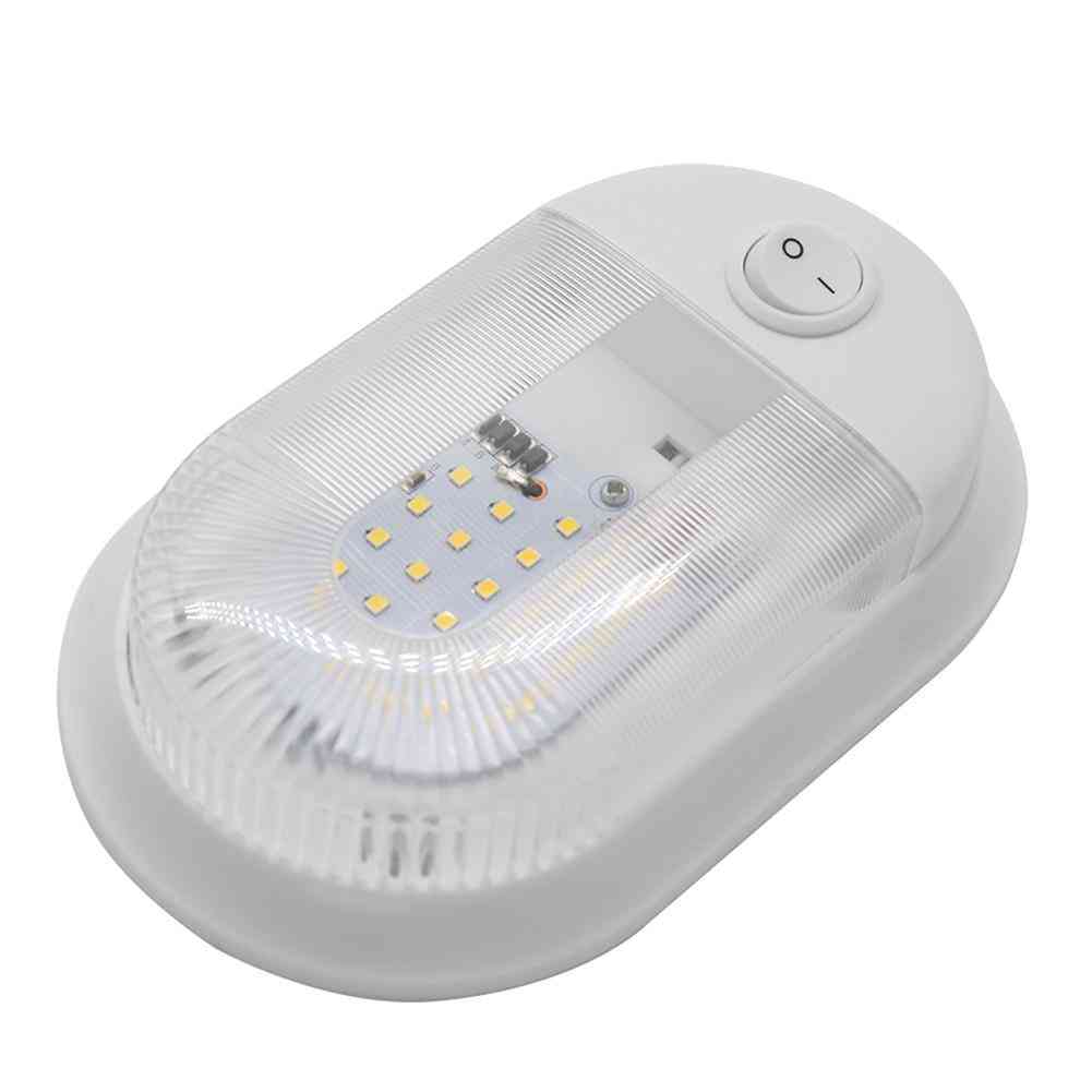 24 Led Ceiling Dome Light 12v/24v With On/off Switch