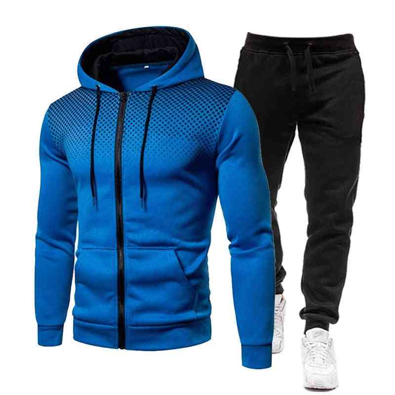 Sportswear Sport Tracksuit, Hooded Sweatshirt And Pants Set For Adults - Men