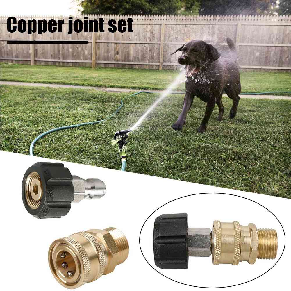 2x Pressure Washer Adapter Quick Connect Kit
