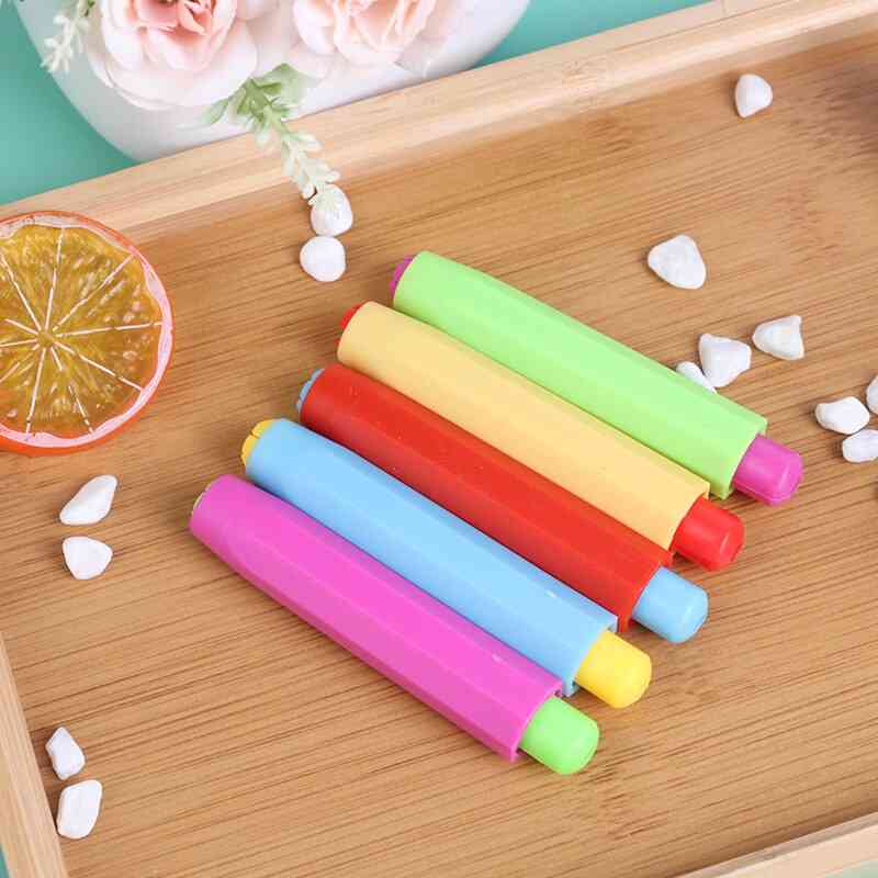 Colourful Chalk Holders Clean Teaching Hold