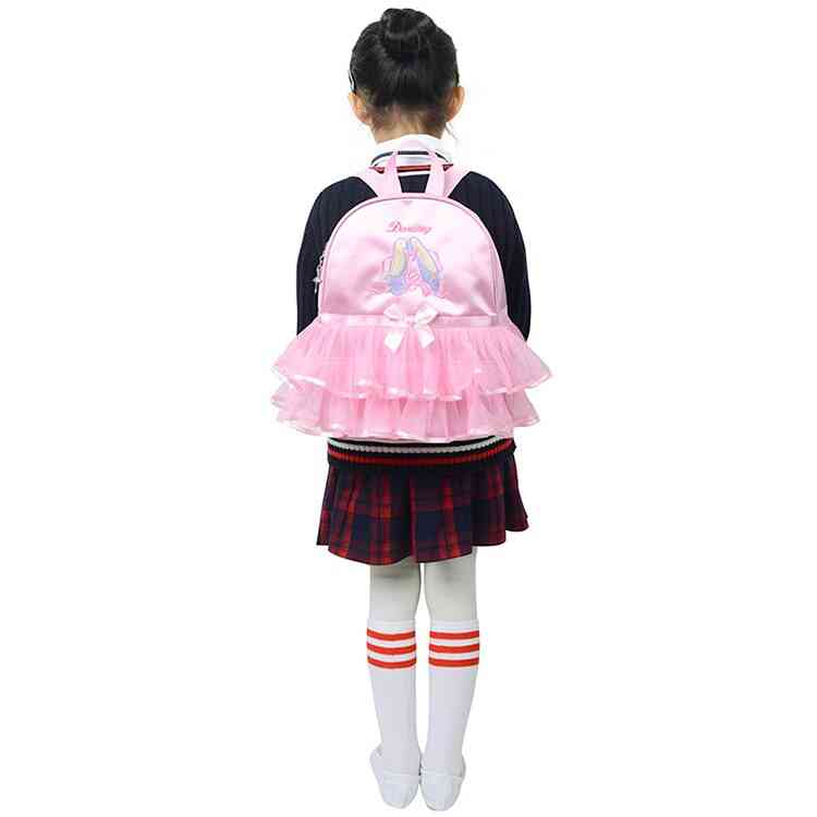 Gymnastics- Embroidered Backpack, Ballet Dance Bag For