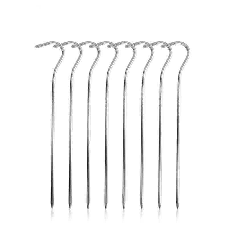 Boundless Voyage- Titanium Tent Pegs, Stakes Canopy, Nail Ground Pin