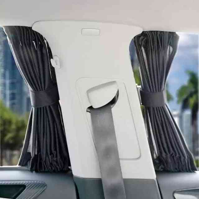 Adjustable Vehicles Elastic Car Side Window Sunshade Curtains Auto Windows Sun Visor Blinds Cover