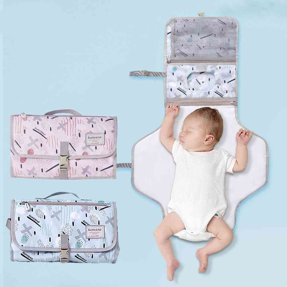 Foldable Washable, Waterproof Mattress - Baby Diaper Changing Mat