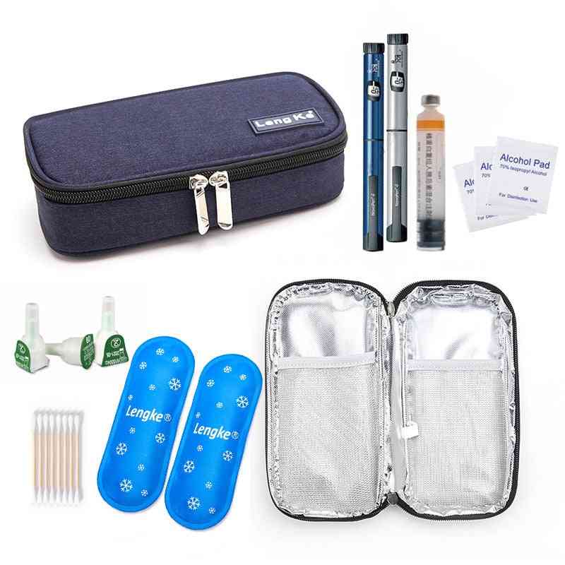 Portable Medicine Ice Pack Insulin Refrigerated Box Bag