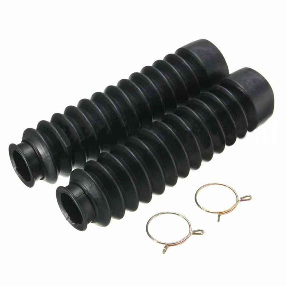 Bellows Front Black Universal Off-road Motorcycle Rubber
