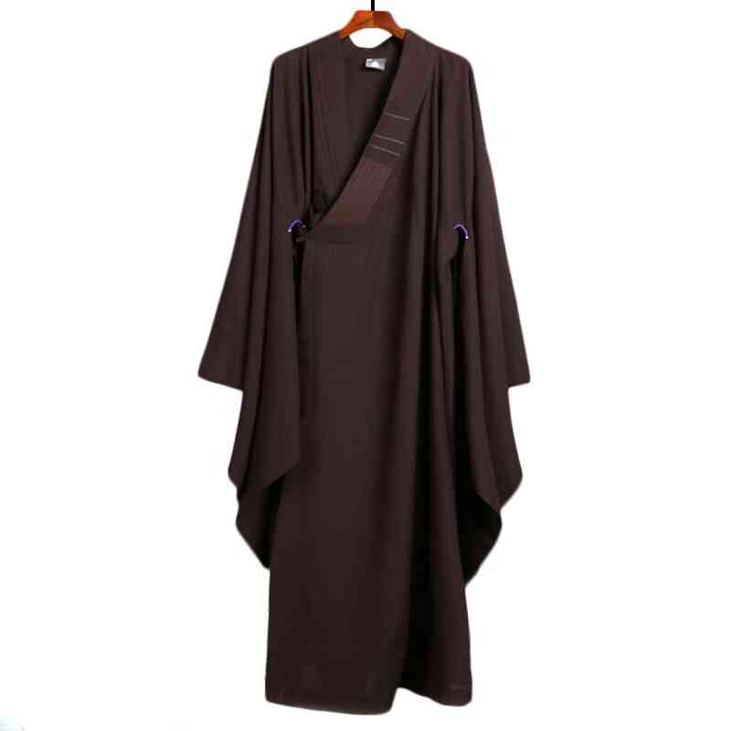 High Quality Shaolin Monk Kung Fu Suits - Robe Meditation ,clothing Uniforms