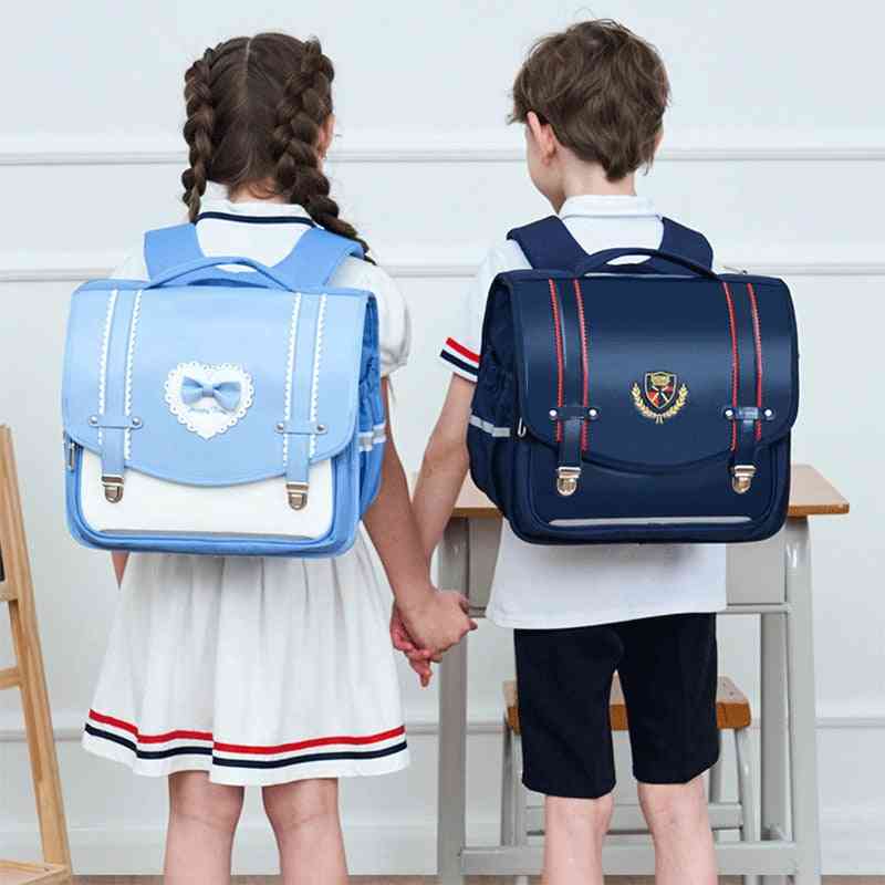 Fashion Leather Design Backpacks School Bag