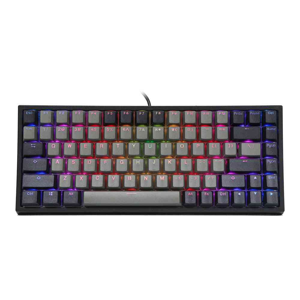Rgb Hotswap Wired Mechanical Gaming Keyboard With Pbt Dye-subbed Keycaps