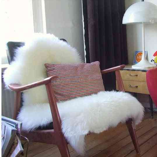 Sheepskin Chair Cover Seat Pad