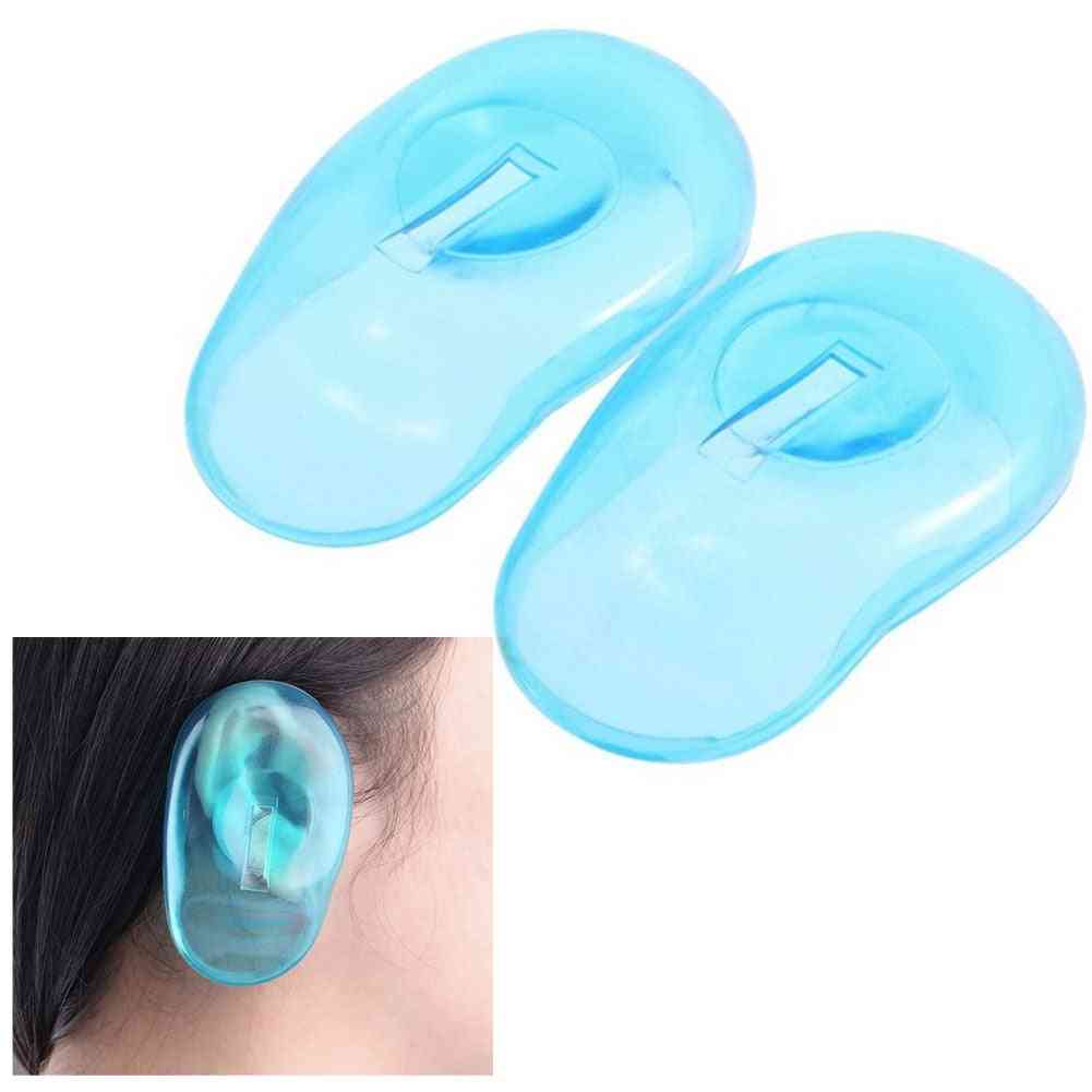 Transparent Blue Silicone Ear Cover