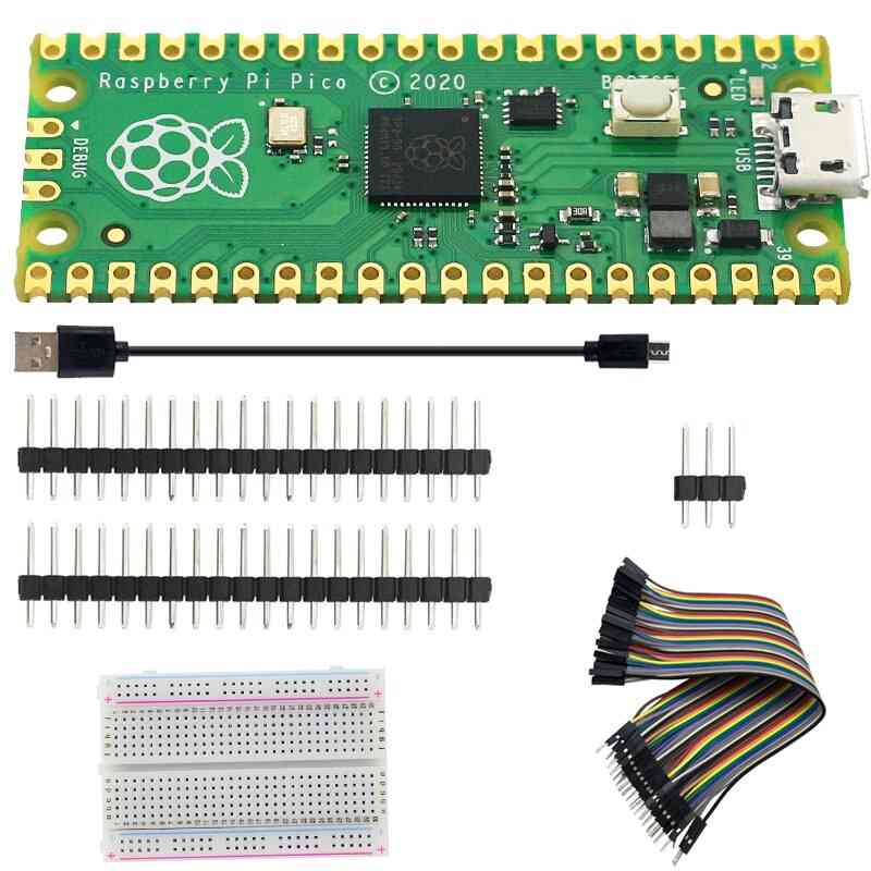 Kaksiytiminen varsi pienitehoiset mikrotietokoneet cortex-m0+ prosessori pi pico board