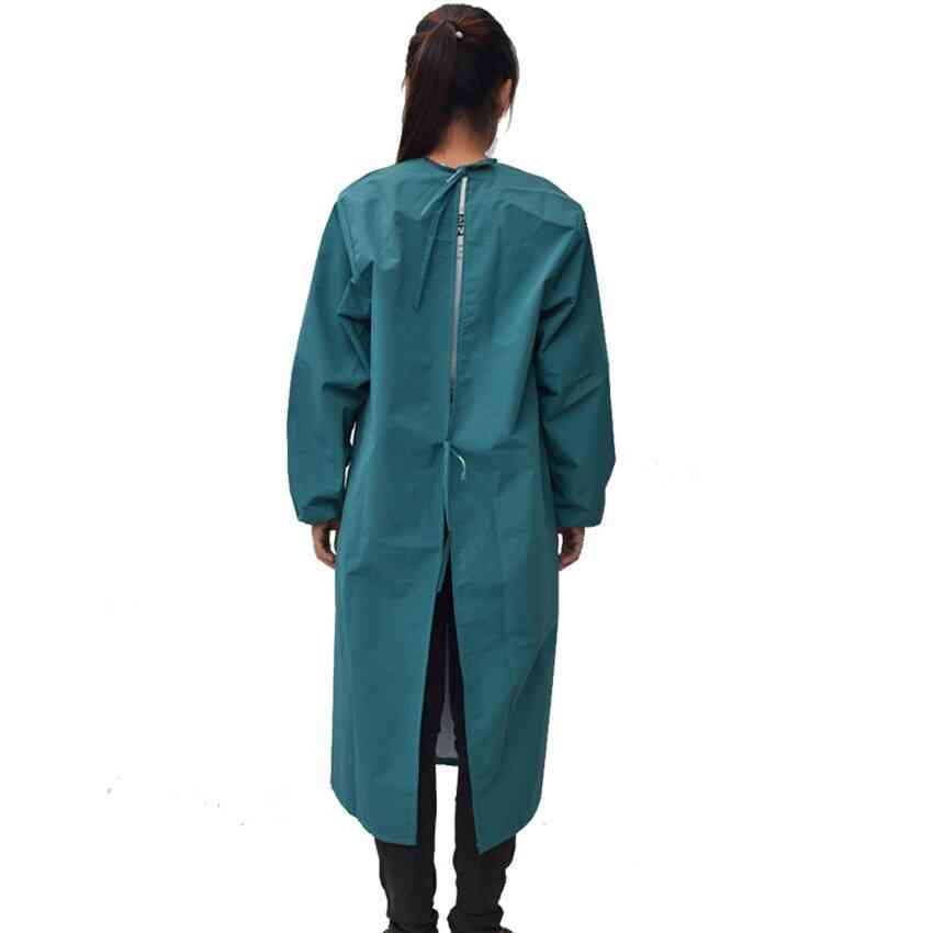 Lab Coats Waterproof Jacket, Longsleeve Grease Proofing Scrub Uniform