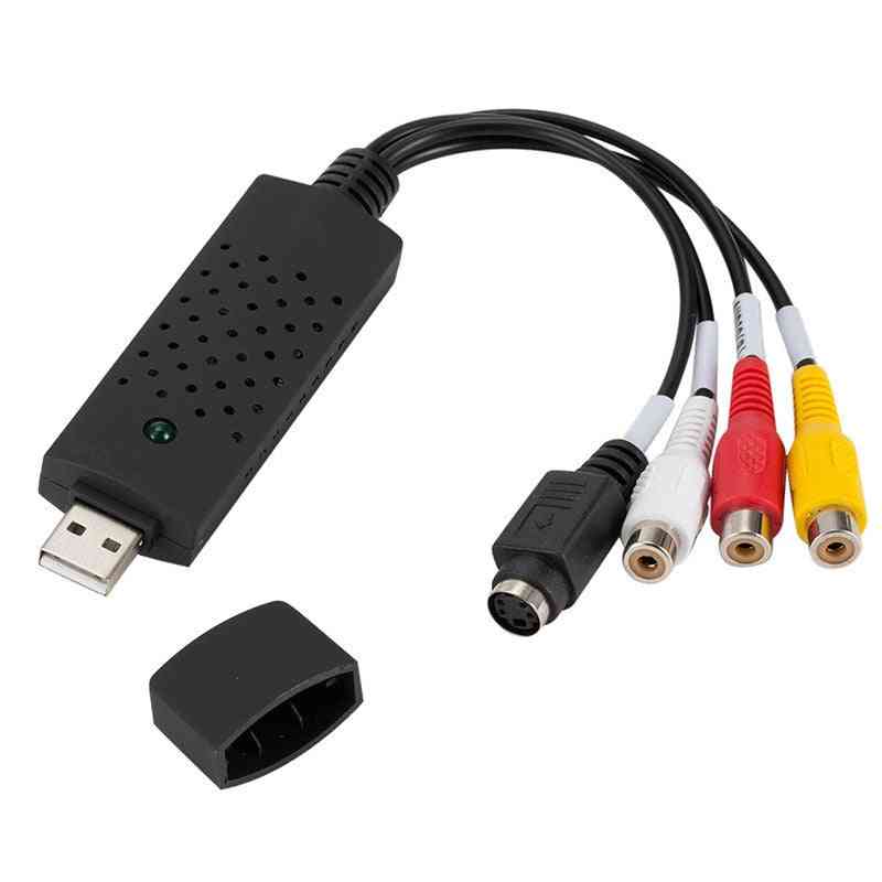 Audio Video Capture Card Tv Tuner With Usb Cable