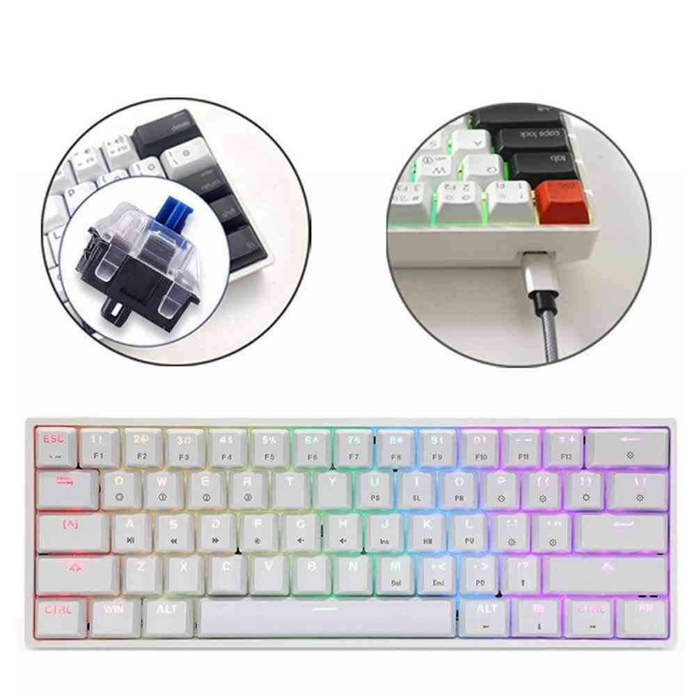 Optics Hot Swappable Rgb Abs Keycap Wired Gamer Keyboard