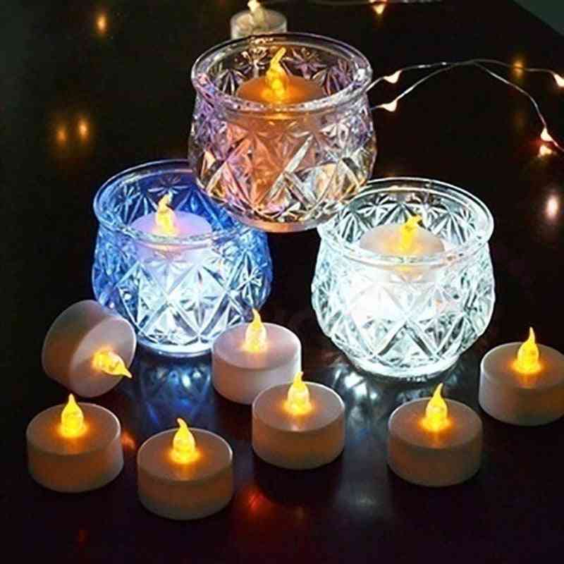 Flameless Led Tealight, Romantic Candles Lights